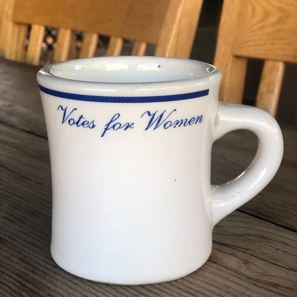 Vintage “votes for women” coffee mug